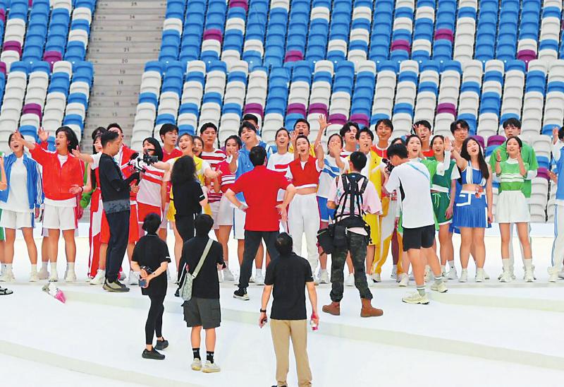 近日，成都大运会开幕式彩排在东安湖体育公园举行。四川日报全媒体记者 华小峰 摄.jpg